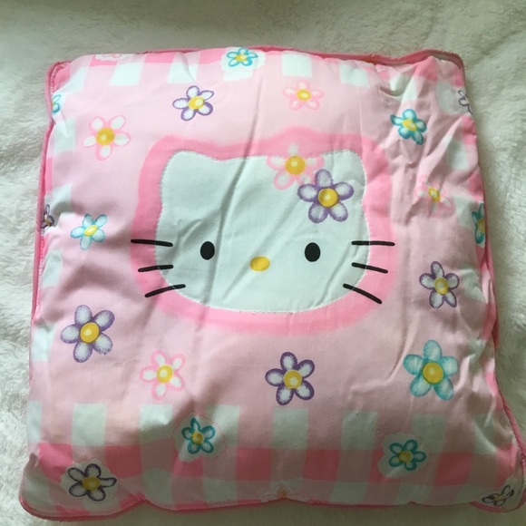 Hello Kitty Other - Hello Kitty Light Pink Decorative Square Pillow with Zipper